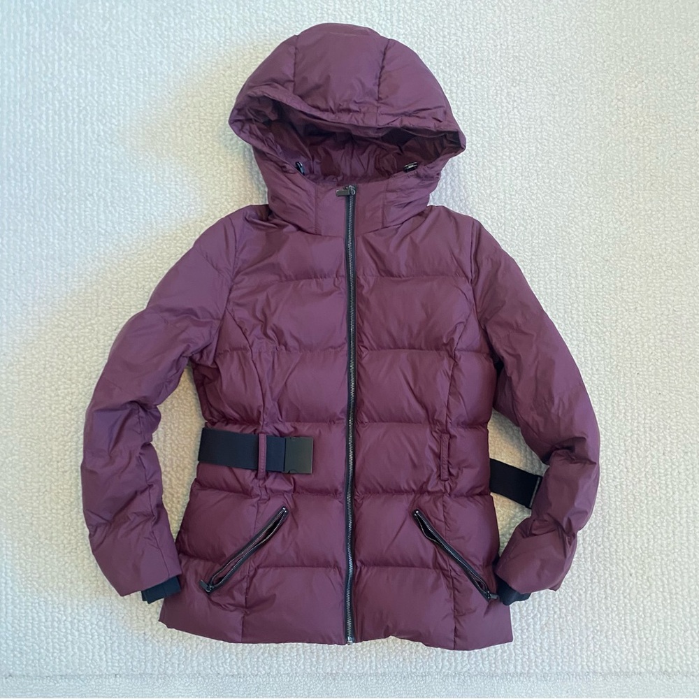 Down Puffer Coat with Belt by RW&CO